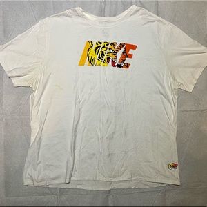 Nike Gradient Tiger Graphic White T-Shirt